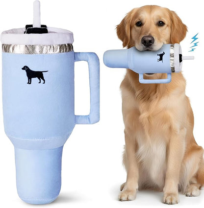 Pup Cup Tumbler Dog Toy – Cute Girl Dog Toy, Valentines & Birthday Gift by PUPROAR