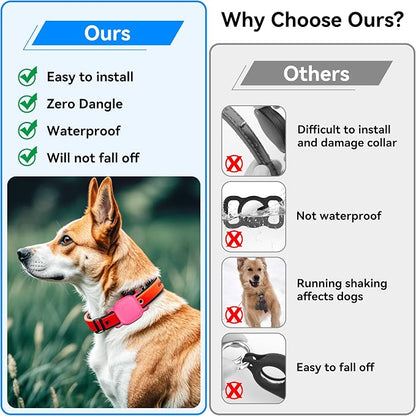 2-Pack Dog Collar Holder for Tile Life360 Mate 2022 Tracker, Waterproof - Image 9