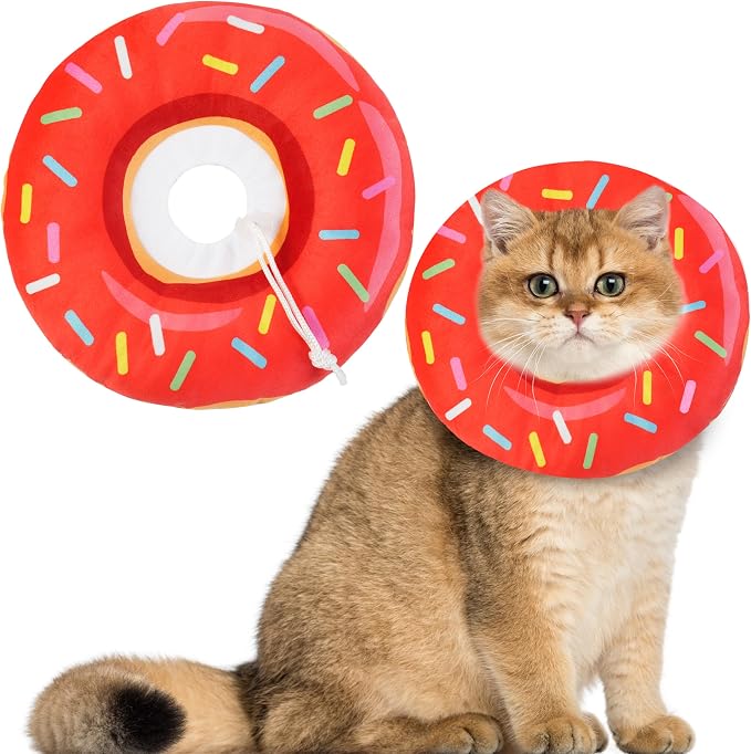 Cat Cone Collar Soft, Cat Recovery Collar by Hpetppy
