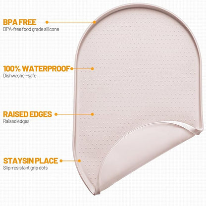 Hubulk 100% Waterproof Silicone Pet Feeding Mat - Image 2