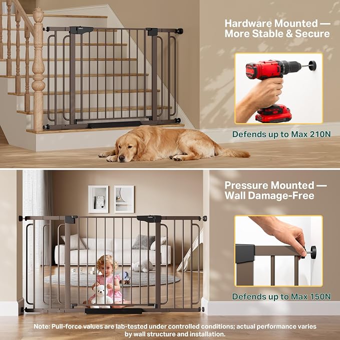 Cumbor 36.6-59" Extra Wide Baby Gate - Image 8