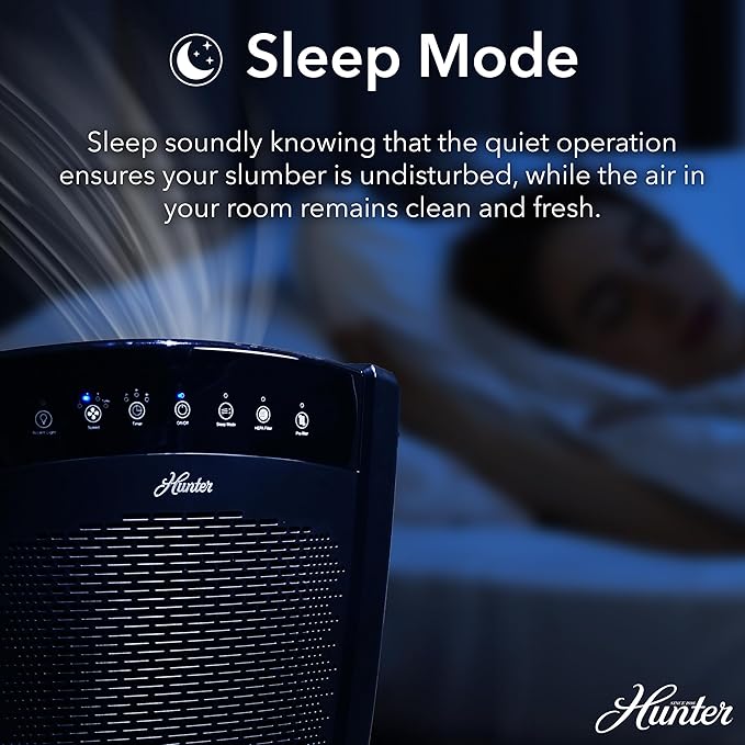 Hunter HP800 Air Purifiers for Home Large Room and Bedroom. True HEPA Air - Image 7