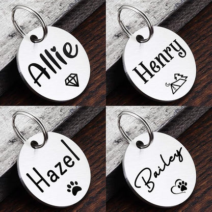 Ultra Joys Dog ID Tag, Custom Dog Tag Personalized Cat Tag, Pet ID Tag - Image 4