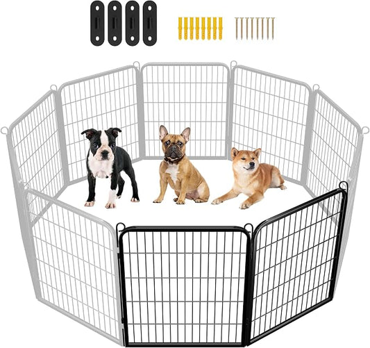 Yaheetech Dog Playpen Outdoor, 32 inch 2 Panels Dog Pen Indoor Heavy Duty Puppy by Yaheetech
