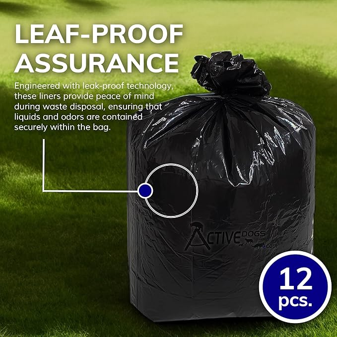 ActiveDogs Dog Poop Bucket Bags 12PK - Image 4