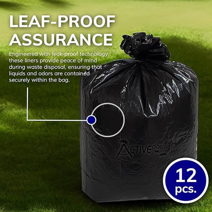 ActiveDogs Dog Poop Bucket Bags 12PK - Image 4