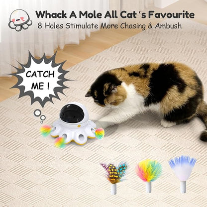 ORSDA Cat Laser Toy, 2-in-1 Interactive Automatic Motion Activated Moving 8 - Image 4