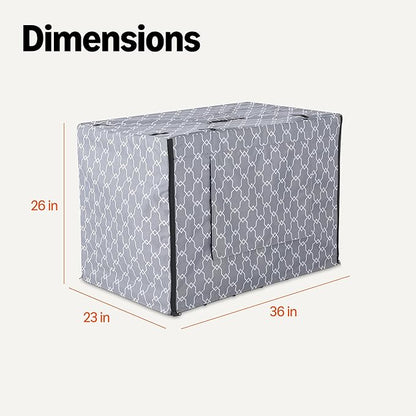 Amazon Basics Dog Crate Cover for 36 inches Wire Cage, Kennel Cover - Image 5