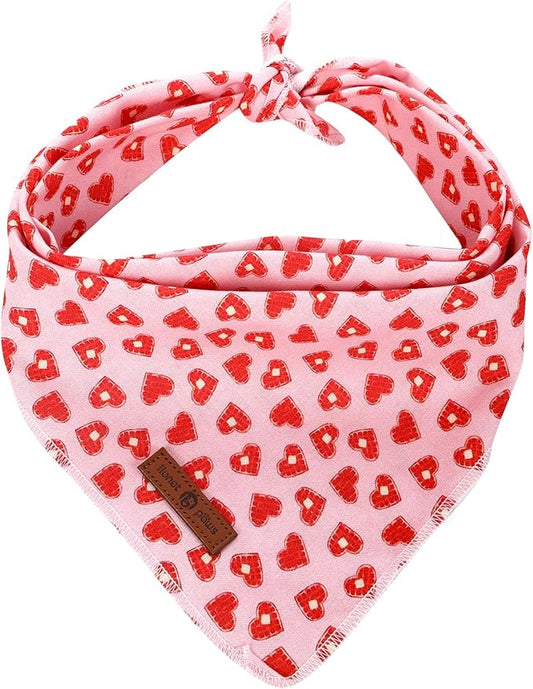 lionet paws Valentines Dog Bandana by lionetpaws