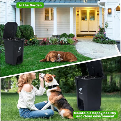 Dog Poop Trash Can Outside, 20L/5Gallon Pedal and Removable Inner Waste Bin - Image 6