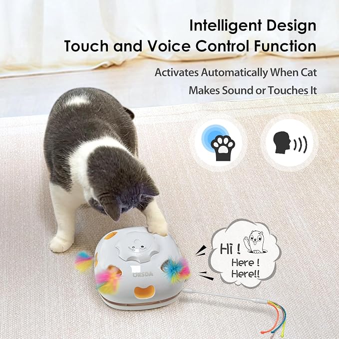 ORSDA Cat Toys, 4 in 1 Interactive Cat Toys - Image 5