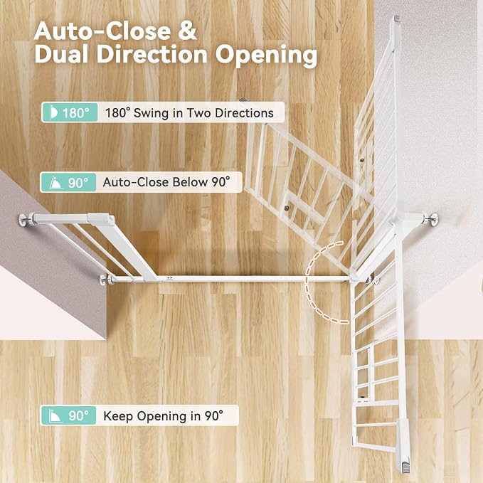 COMOMY Auto Close Baby Gate - Image 4