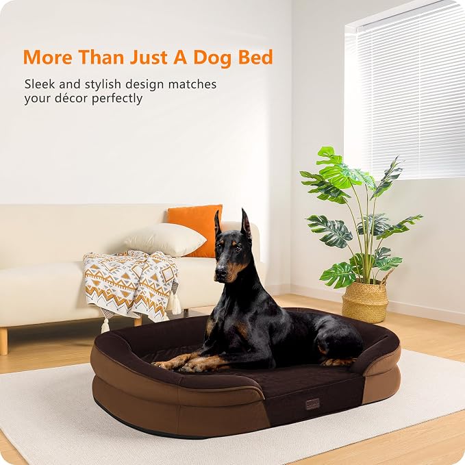 Dwanton Orthopedic Dog Bed for Extra Extra Large Dogs - Image 2