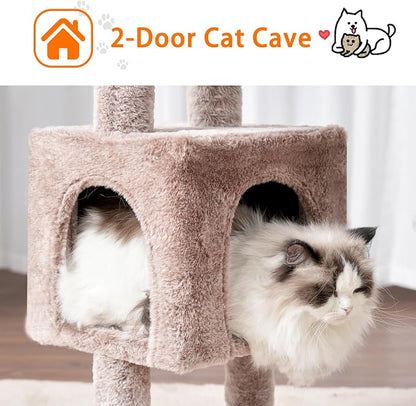 Heybly Cat Tree, 39.4 Inches Tower Condo - Image 6