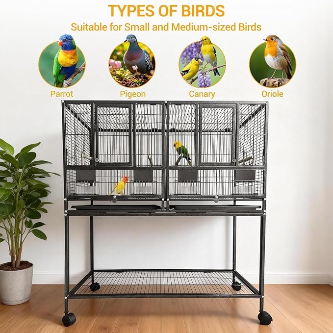 43'' Wrought Iron Birdcage - Image 6