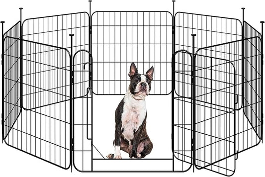 Yaheetech Expandable Dog Playpen, 8 Panel 24 inch Puppy Playpen by Yaheetech