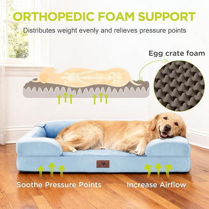 Extra Large Dog Bed, Orthopedic XL Washable Bed - Image 2