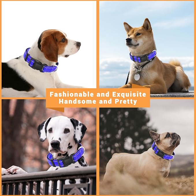 2 Pack Reflective Dog Collar - Image 5
