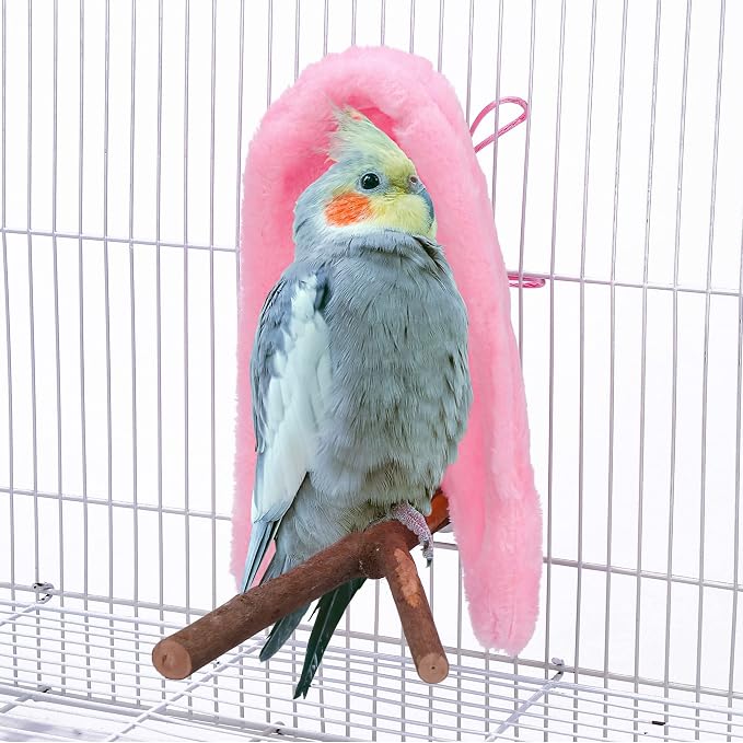 Comfort Corner Fleece Bird Blanket Parrot Cage Snuggle Hut Warm Bird Nest House - Image 3