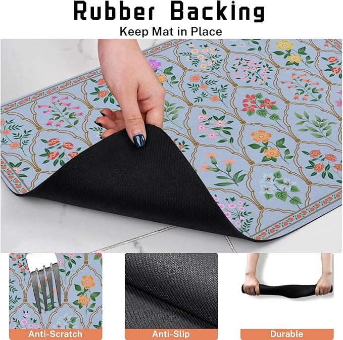 Absorbent Pet Dog Bowl Mat for Food and Water, Pet Cat Food Feeding Mat - Image 4