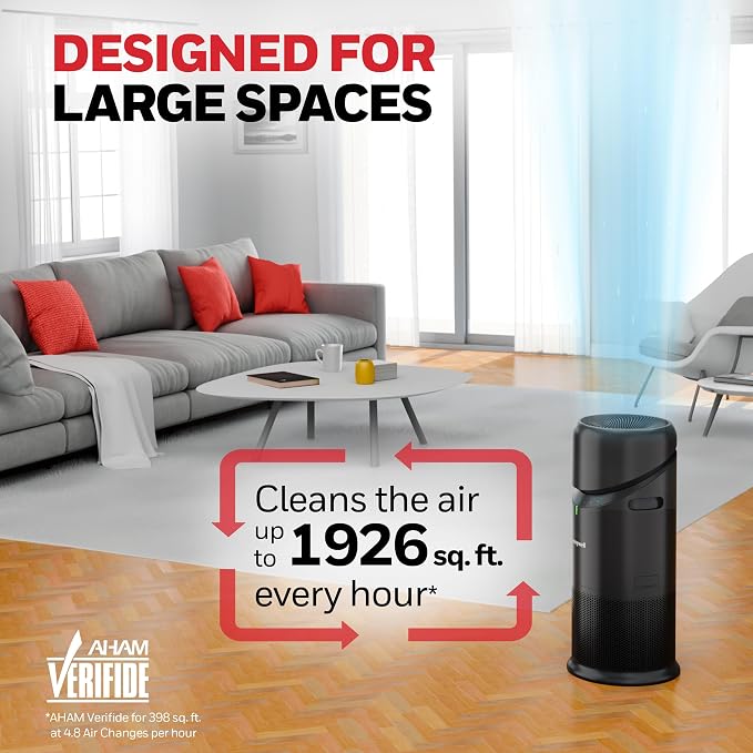 Honeywell Allergen Plus™ 3-in-1 HEPA Air Purifier, Fan & Air Circulator - Image 10