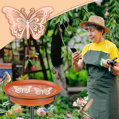 2Pcs Bird Bath Copper Disk, 0.6mm Reinforced 99.9% Pure Copper Cleaning Disk - Image 7