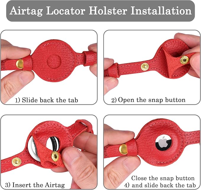 OOPSDOGGY Leather AirTag Cat Collar - Image 5