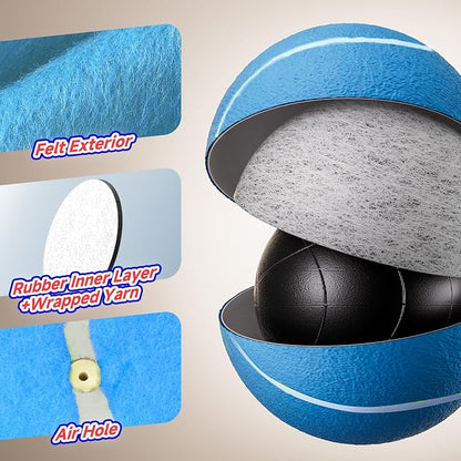 HETOO Dog Tennis Balls: Large 9.5 inch Herding Dog Toys Balls- Giant Outdoor - Image 3