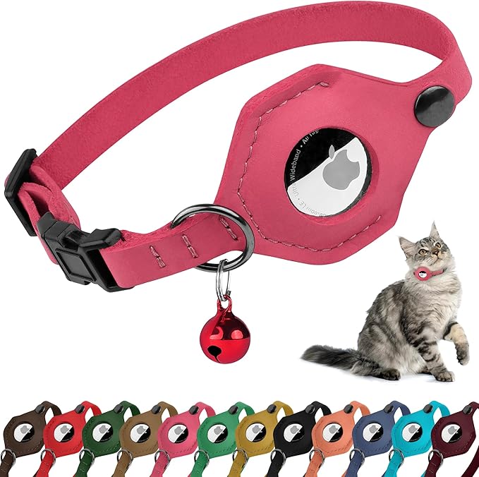 Breakaway Airtag Cat Collar by BUDKAS