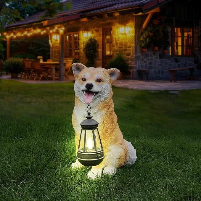 Akita Statue Outdoor Decorations – Dog Statues Outdoor Sitting Akita - Image 5