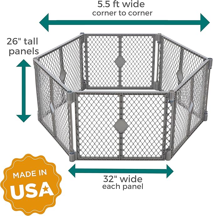 MyPet Petyard: 5.5 Ft. Wide Customizable Folding Dog Playpen Indoor/Outdoor. - Image 7