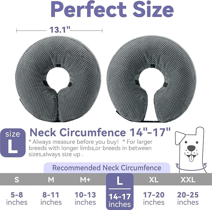 Soft Inflatable Dog Cone Collar Alternative After Surgery - Image 5