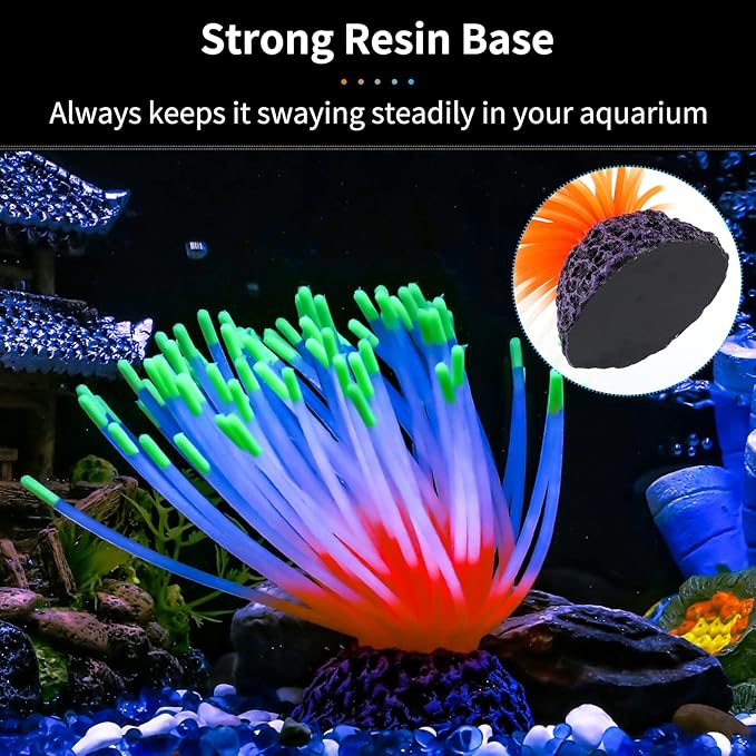 Uniclife Aquarium Imitative Green Sea Urchin Ball Artificial Silicone Ornament - Image 4