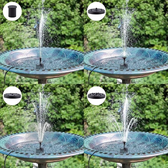 Solar Fountain Pump for Bird Bath, - Image 4