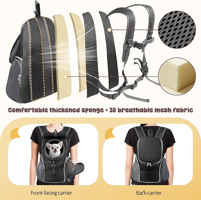 WOYYHO Pet Dog Carrier Backpack - Image 6