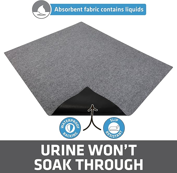 Drymate Cat Litter Box Mat, Litter Trapping Mat, Waterproof, Urine-Proof - Image 3