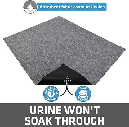 Drymate Cat Litter Box Mat, Litter Trapping Mat, Waterproof, Urine-Proof - Image 3