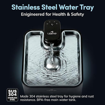 Cat Water Fountain Cordless, 88oz/2.6L Wireless Pet Water Fountains - Image 2