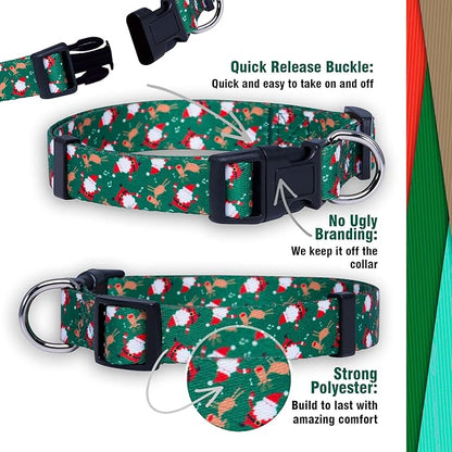 Native Pup Christmas Dog Collar- Winter Holiday Collars - Image 4