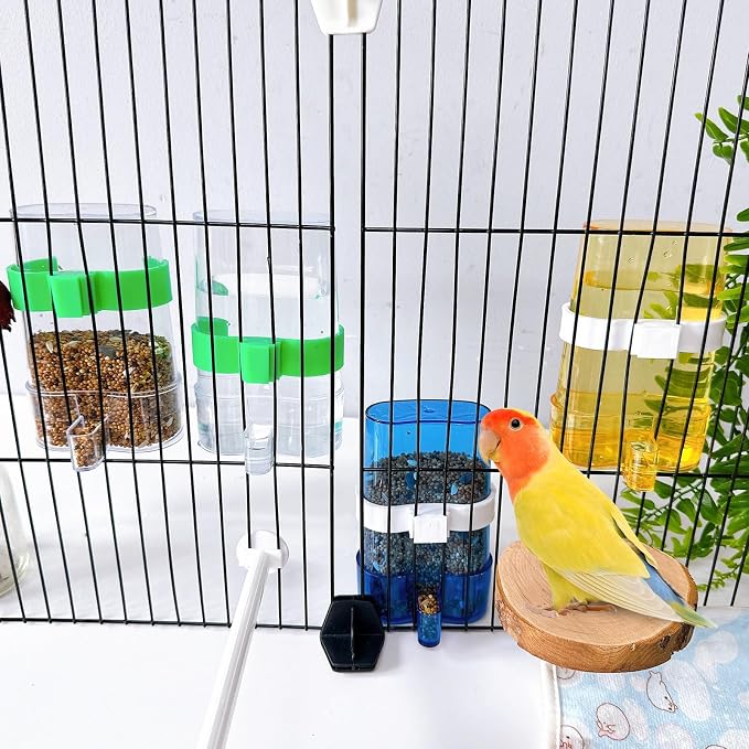 Hamiledyi Parakeet Water Dispenser 4pcs Automatic Bird Water Dispenser - Image 4