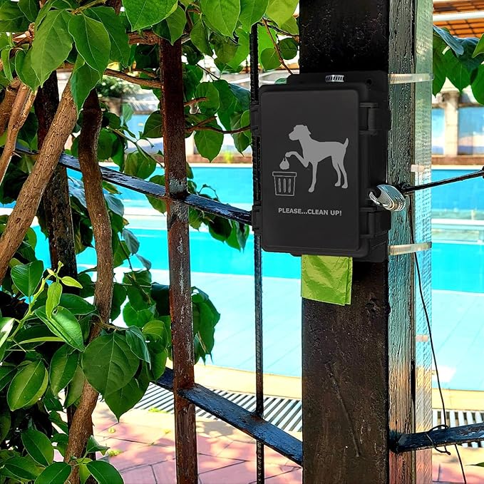 Dog Poop Bag Dispenser Wall Mounted Outside - Image 2