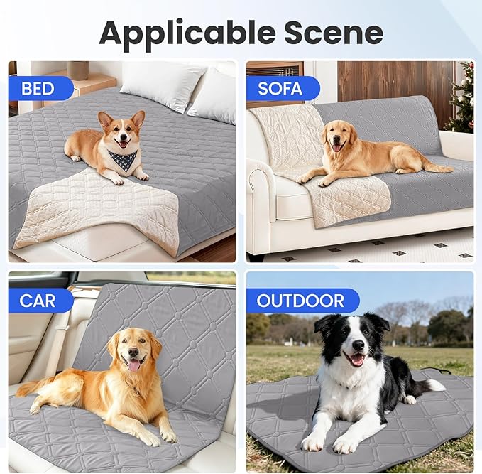 Waterproof Dog Bed Cover, Non-Slip Dog Blanket - Image 5