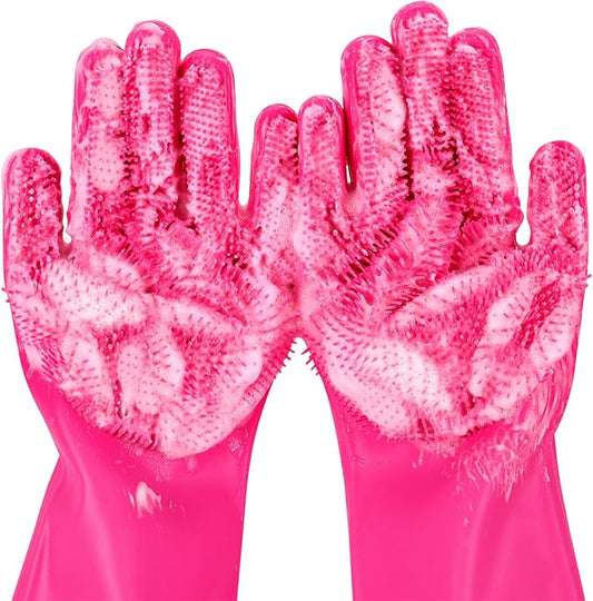 Pecute Pet Grooming Gloves by pecute