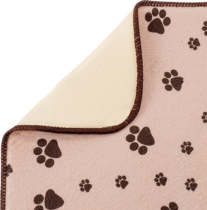Kitchen Basics Microfiber Pet Bowl Feeding Mat, Anti-Skid and Absorbent - Image 2