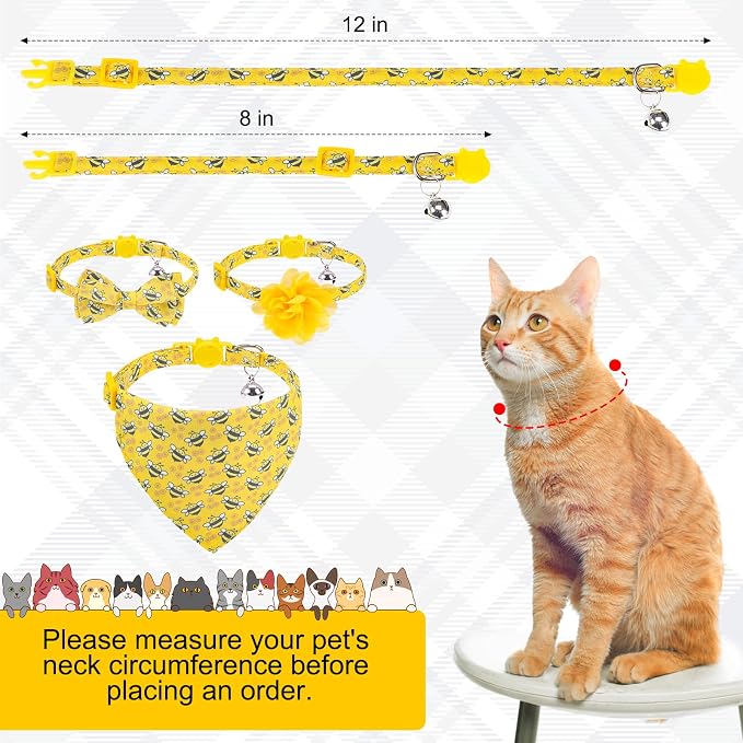 Breakaway Cat Collars with Bell & Cute Pendants - Image 2