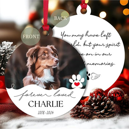 Customized Christmas Pet Photo Ornament - Image 4
