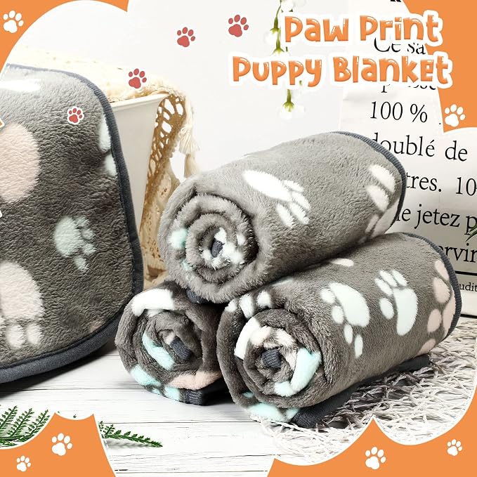 Tatuo 4 Pcs Dog Blanket for Pet Cat Blankets Indoor Puppy Teething Stuff Toys - Image 7