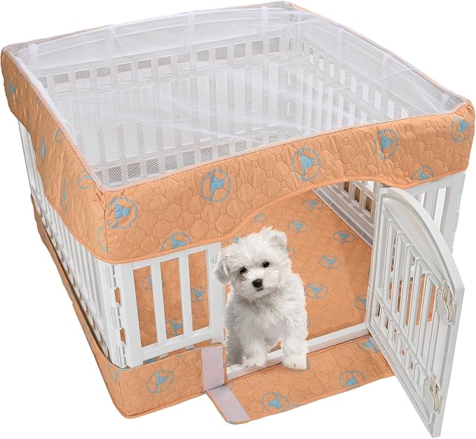 PJYuCien Dog Playpen Bottom Pad and Cover Fits - Image 9