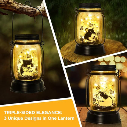 kyoryuger Hamster Gifts for Women/Men Hamster Solar Lanterns Mom Birthday - Image 2