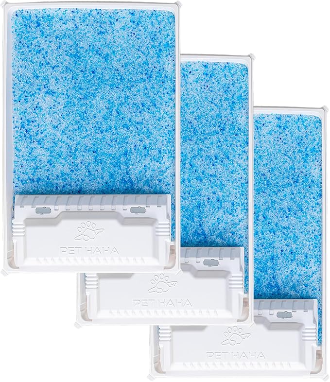 Crystal Cat Litter and Disposable Litter Trays （3 Sets） Compatible by PETHAHA
